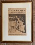 Framed front page of 1928 Miroir des Sports newspaper – Sept 4th